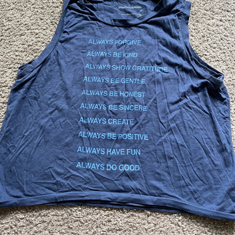 Good hYOUman muscle tank size Medium